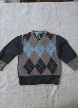 Новый классический свитер на мальчика1 фото