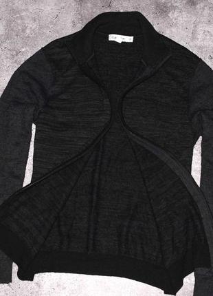 Calvin klein wool zip sweater (мужской свитер кельвин кляйн )4 фото