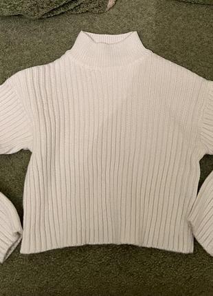 Свитер укороченный