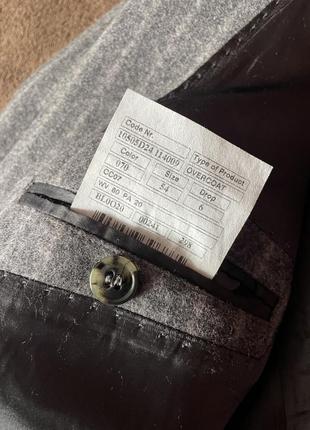Стильне нове чоловіче пальто сірого кольору французького бренду cachrel/loro piano/zenga8 фото
