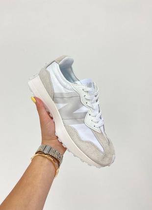 Распродажа кроссовок new balance 327 white moonbeam6 фото