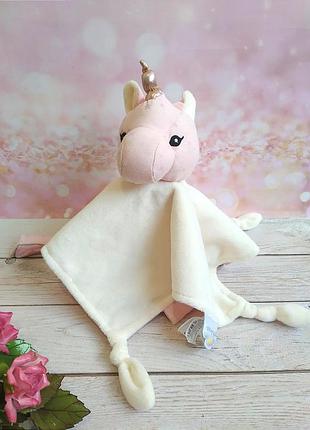 Мягкая игрушка комфортер сплюшка единорог