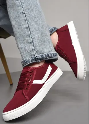 Текстильные мокасины на шнуровке