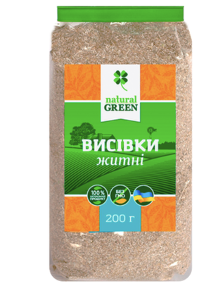 Висівки житні високоякісні 200 гр