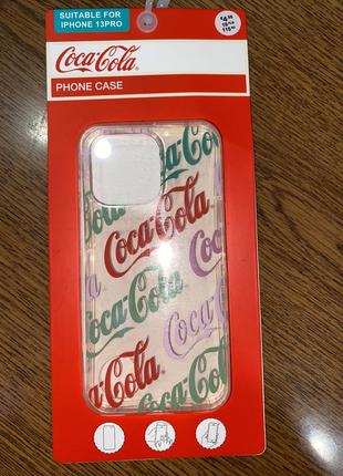 Стильний чехол на iphone 13 pro , силиконовый чехол айфон 13 pro coca-cola