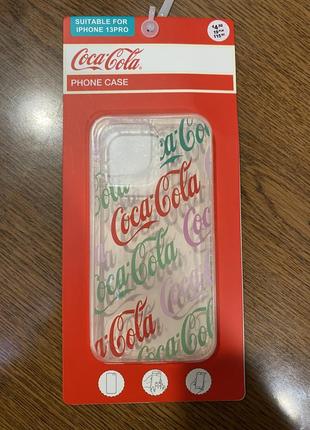 Стильный чехол на iphone 13 pro, силиконовой чехол айфон 13 pro coca-cola2 фото