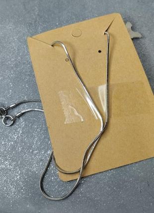 Колье цепочка кулон эйфелева башня в серебряном тоне анлия