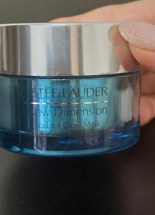 Estee lauder new dimension sculpt + увлажняющая маска для сияния
