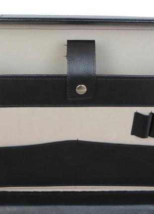 Дипломат из эко кожи portfolio черный