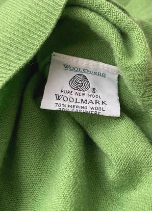 💔неймовірно м’ягкий та ніжний джемпер woolovers відзнака woolmark , тканина дуже м’ягка : 70% м’ягка шерсть мериноса , 30% кашемір 😍4 фото