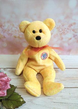 М'який колекційний ведмедик ty beanie buddy suny