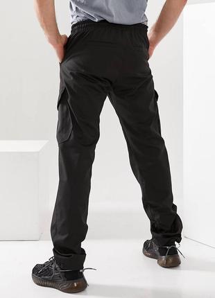 Чоловічі тактичні штани накладні кишені з клапаном понизу фіксатор9 фото