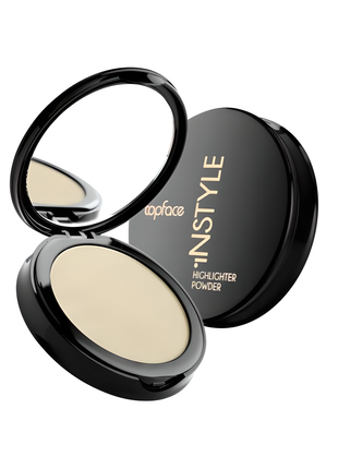 Хайлайтер-пудра "instyle highlighter powder" topface 1 та 4