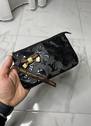 Louis Vuitton Editions Limitées handbag in brown and black leather and red velvet