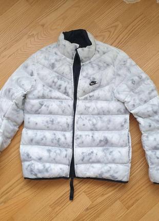 Двухсторонняя куртка найк оригинал nike пуховик мужская мужская мужская