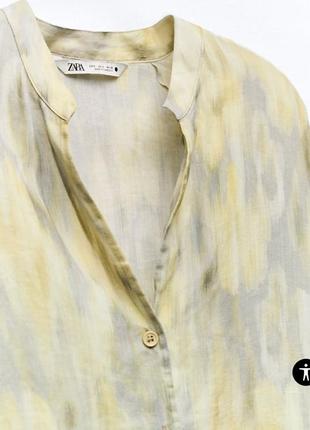Блуза рубашка с рами zara этно бохо5 фото