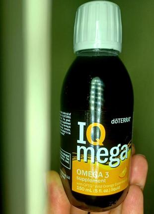 🐟омега 3 🍊iq mega essential oil omega complex 150 мл doterra