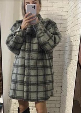 Куртка пальто -рубашка h&m