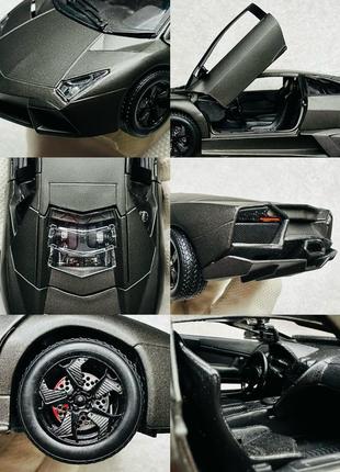 Коллекционная модель фигурка машинка автомобиль bburago lamborghini reventon 1:247 фото