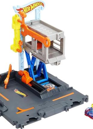 Трек hot wheels downtown repair station ремонтна станція, оригінал