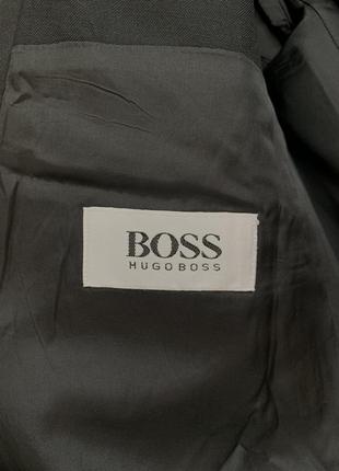 Вінтажний двобортний вовняний блейзер hugo boss піджак вінтаж 80х 90х burberry yves saint laurent polo ralph lauren christian dior 48 38 uk m7 фото