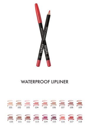 Водостійкий олівець для губ topface waterproof lipliner 1.14 г