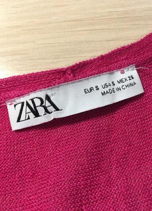 Льняная безрукавка zara linen knit waistcoat - s5 фото