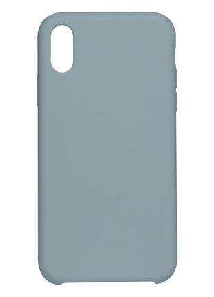 Чехол soft case для iphone xr цвет 26, mist blue1 фото