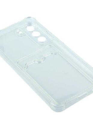 Чохол pocket card transparent case для samsung s22 plus колір transparent4 фото