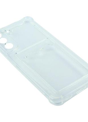 Чохол pocket card transparent case для samsung s22 plus колір transparent5 фото