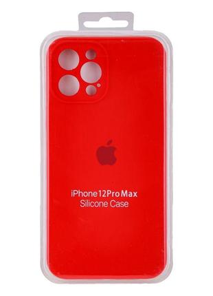 Чохол для iphone 12 pro max silicone case full camera with frame колір 15 dark grey