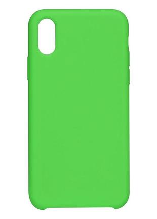 Чехол soft case для iphone x/xs цвет 40, shiny green