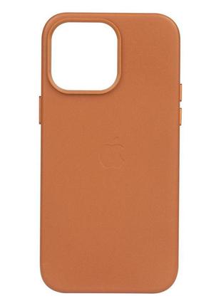 Чехол для iphone 14 pro max leather case цвет crimson4 фото