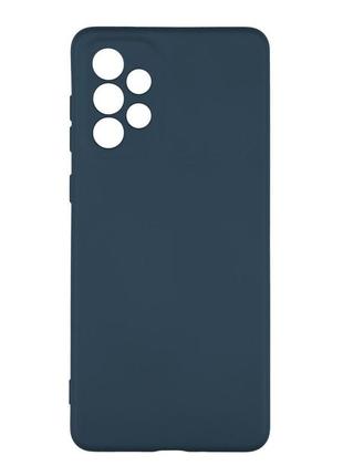 Чехол для samsung a73 5g full case tpu plus silicone touch no logo цвет 20 blue1 фото