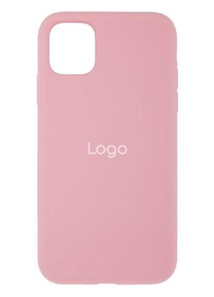 Чехол для iphone 11 silicone case full size aa  цвет 74 pink pomelo7 фото