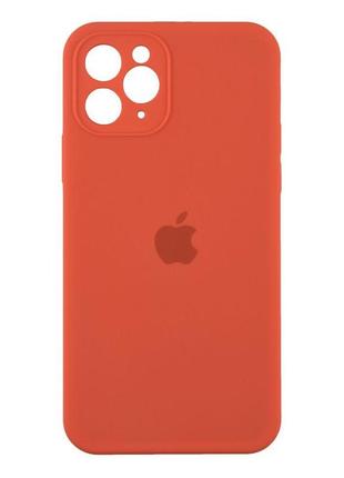 Чохол для iphone 11 pro original full size with frame square колір 02 apricot1 фото