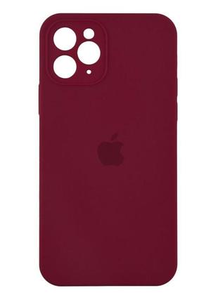 Чохол для iphone 11 pro original full size with frame square колір 02 apricot6 фото