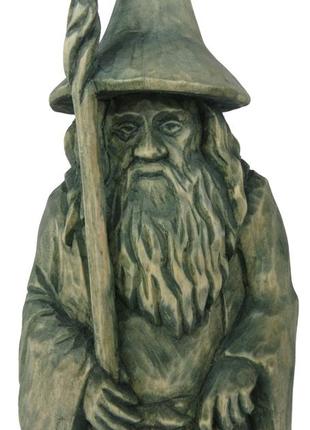 Авторская деревянная статуэтка ручной работы гэндальф из властелин колец8 фото