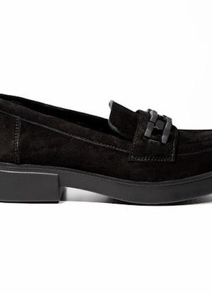 Туфлі жіночі чорні велюрові ilona 100/1442 фото