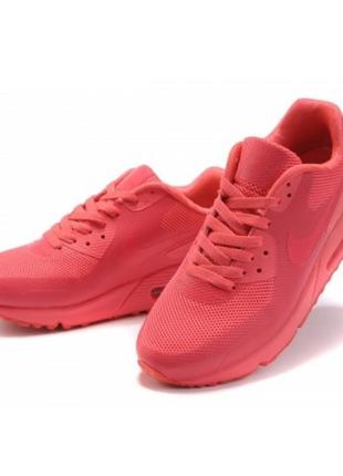 Женские алые кроссовки nike air max hyperfuse - nh0016