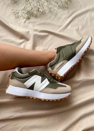 Женские кроссовки new balance цвет хаки2 фото