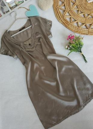 Фірмове стильне якісне натуральне плаття з шовку.4 фото
