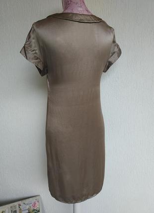 Фирменное стильное качественное натуральное платье из шелка.8 фото