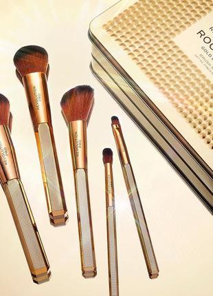 Набір пензликів для макіяжу revolution pro brush set rockstar gold edition