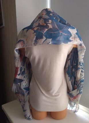 Легка шовкова блуза, 30% silk, italy3 фото