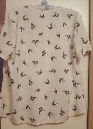 Летняя блуза птички