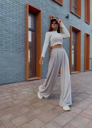 Костюм : кроп-топ+штани6 фото