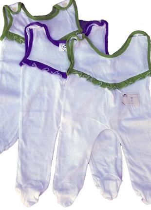 Чоловічки літні,без рукавів. комплект 3 шт різних розмірів. тм ярослав