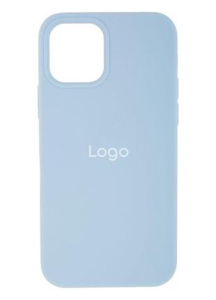Чехол silicone case full size (aa) для iphone 12/12 pro цвет 58.sky blue