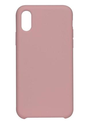 Чехол soft case для iphone x/xs цвет 12, pink1 фото